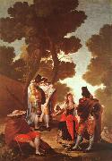 Francisco de Goya The Maja and the Masked Men Germany oil painting reproduction